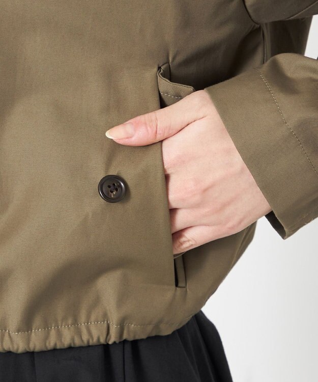 NAVE 【Nave・撥水加工】オーガニックギャバ ジャケット カーキ系