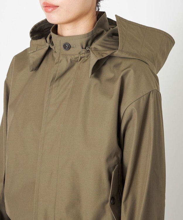 NAVE 【Nave・撥水加工】オーガニックギャバ ジャケット カーキ系