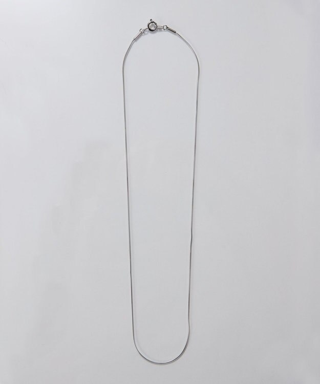 Phoebe 【金属アレルギー対応】ミニマルコンパクトチェーンネックレス/サージカルステンレス シルバー シルバー