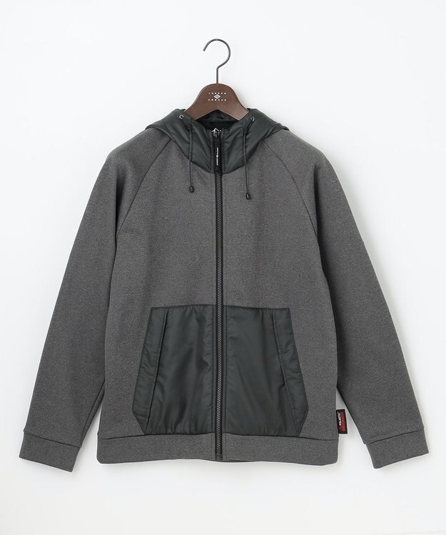 JOSEPH ABBOUD MOUNTAIN 【UNISEX】吸水速乾 バックフリースパーカー グレー系