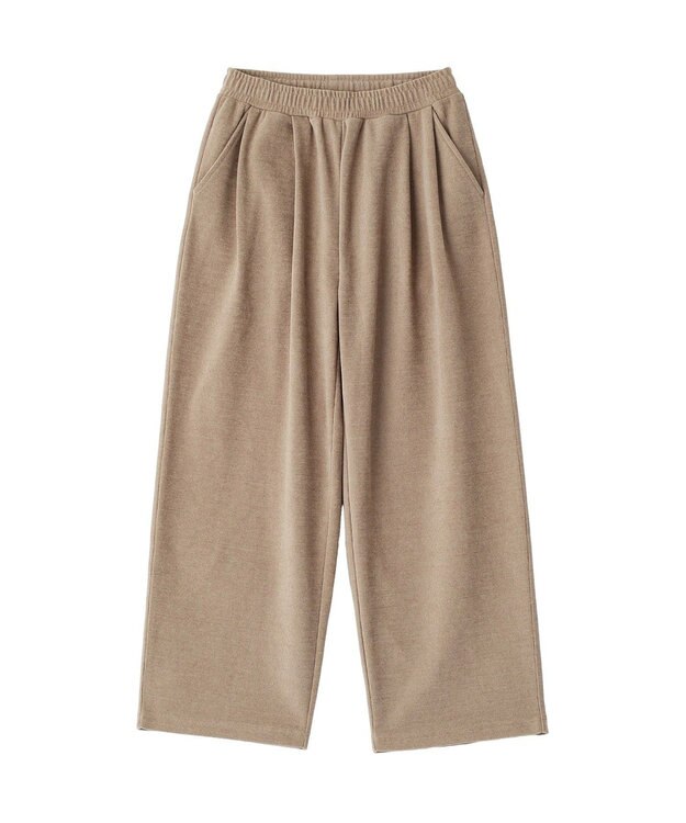 CRAFT STANDARD BOUTIQUE 起毛カットソーイージーパンツ Beige