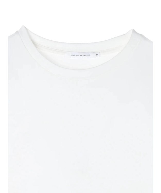 AMERICAN HOLIC サイドかぎ針カットチュニック Off White
