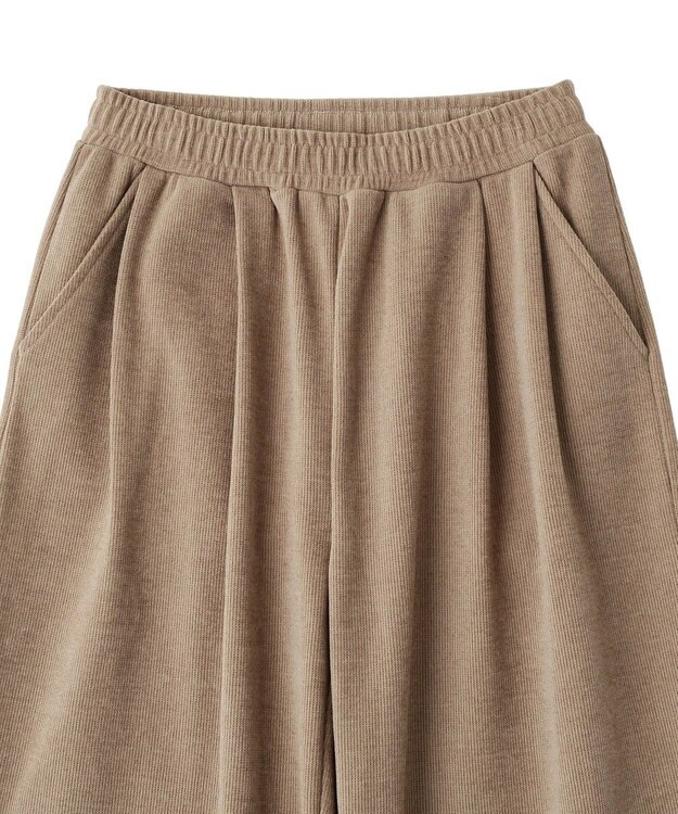 CRAFT STANDARD BOUTIQUE 起毛カットソーイージーパンツ Beige