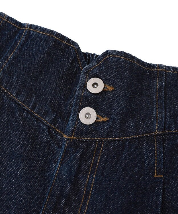 earth music&ecology ハイウエストデニムパンツ Indigo