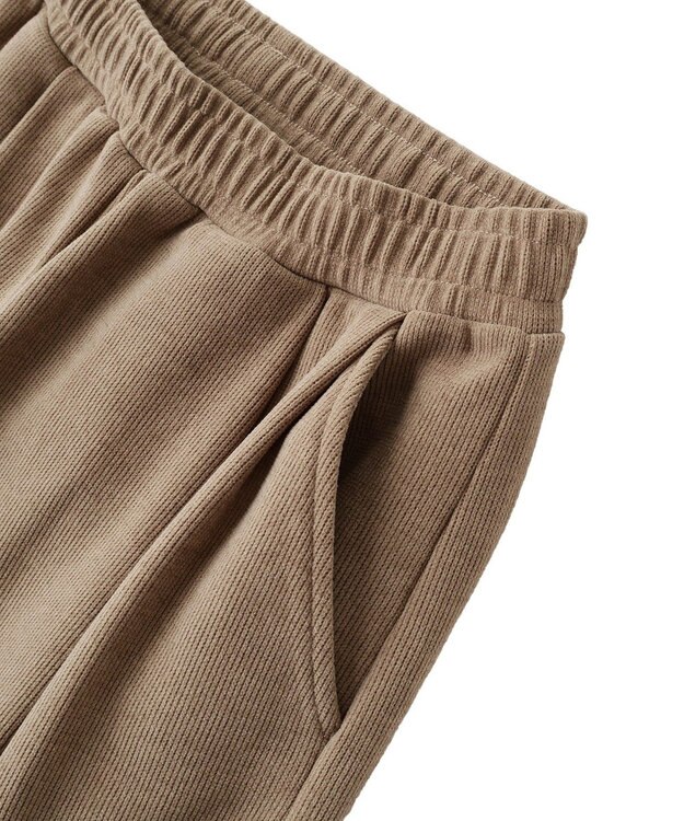 CRAFT STANDARD BOUTIQUE 起毛カットソーイージーパンツ Beige