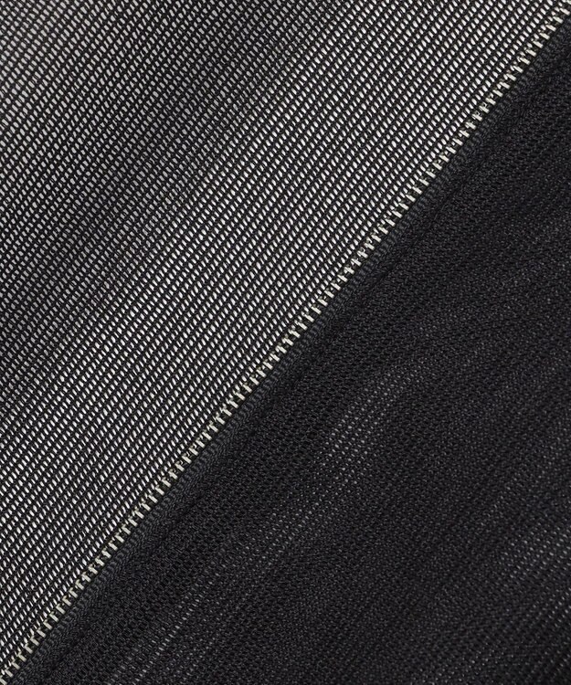 ICB L 【洗える】 Ta/Peメッシュ ブルゾン ブラック系