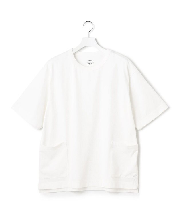 J.PRESS YORK STREET 【UNISEX】腰ポケット Tシャツ ホワイト系