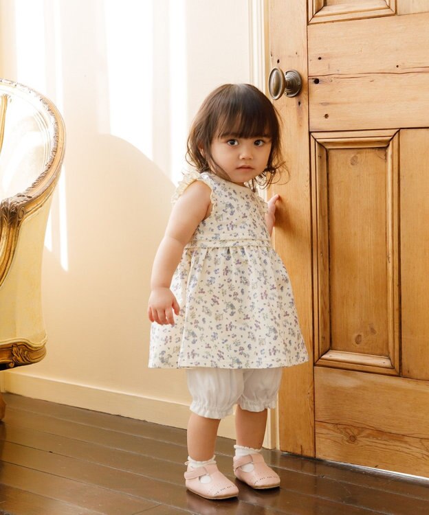 組曲 KIDS 【80-90㎝】ボレロ&ワンピース&ブルマ ギフトボックス アイボリー系