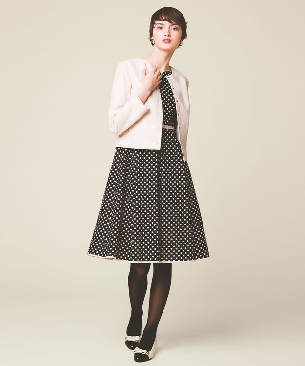 TOCCA 【洗える！】CLOVER STAMP ドレス ブラック系5