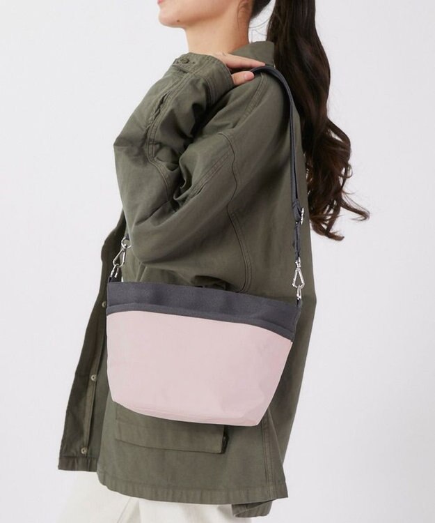 LeSportsac SMALL BUCKET BAG/ピーチブラッシュ/サンダー ピーチブラッシュ/サンダー