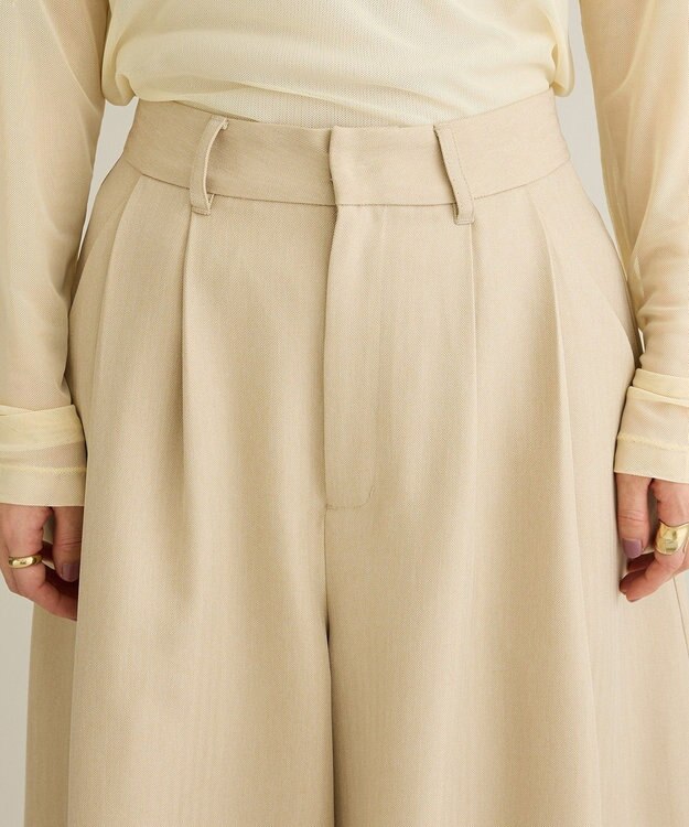 CRAFT STANDARD BOUTIQUE スカーチョワイドパンツ Beige