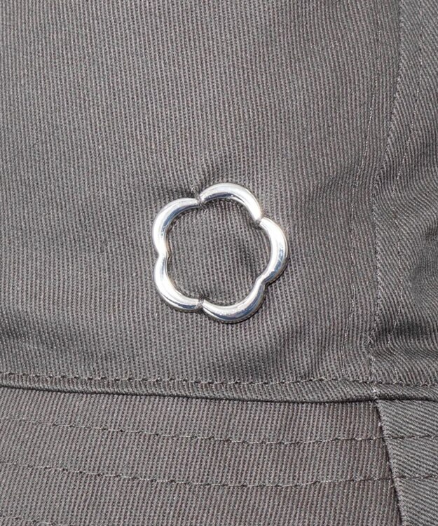 AURORA 【 CLATHAS.（クレイサス）】ロゴドローコード付きバケットハット ブラック