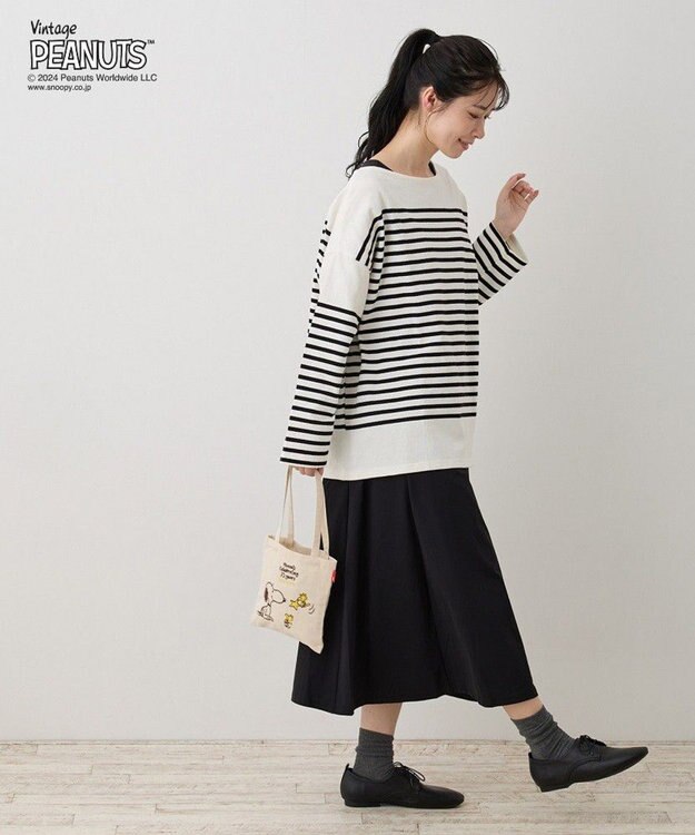 ROOTOTE 8401【スヌーピー】IP.ベビールー.ピーナッツ-9L 04：アイボリー