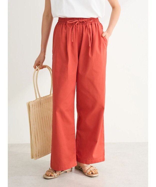 Green Parks イージーワイドパンツ