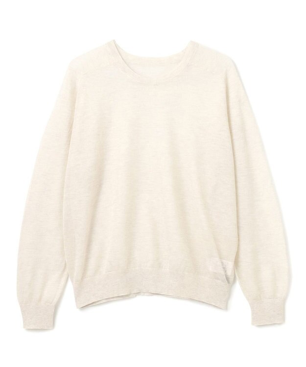 UNFILO ラメシアー ニット グレージュ