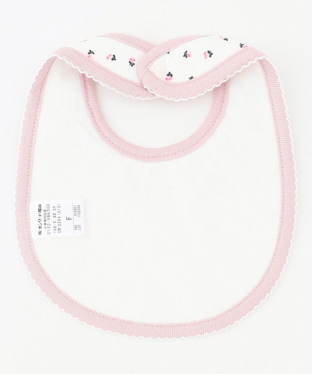 組曲 KIDS フラワーボンボン スタイ ピンク系5