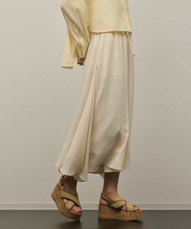 GRACE CONTINENTAL イレギュラーキュロットパンツ キナリ