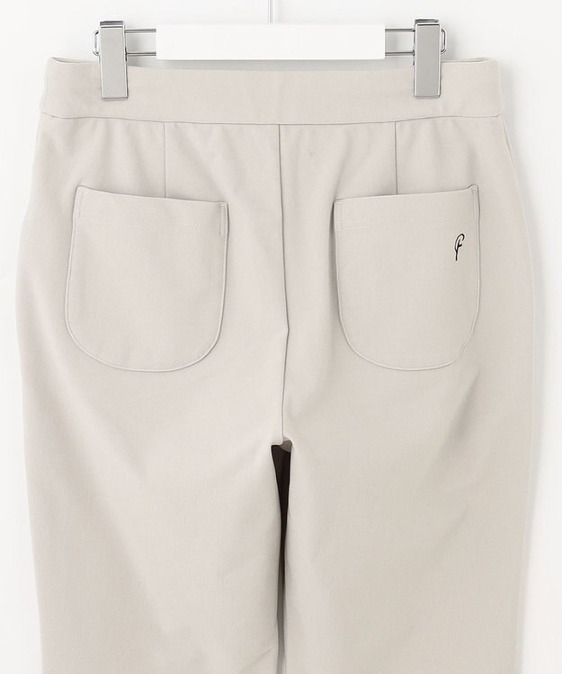 23区GOLF 毎日履きたい美シルエット【23Fondation/WOMEN】フレアパンツ きれい目見え+疲れない ライトグレー系