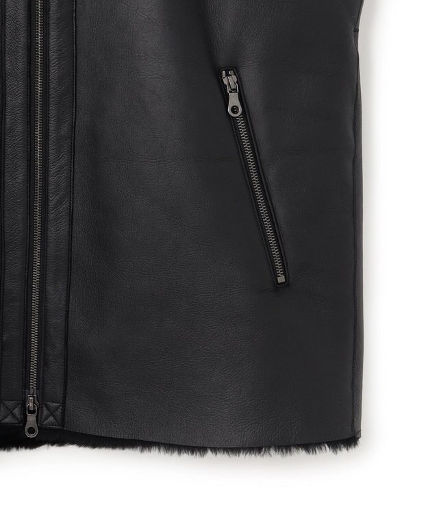 JOSEPH HOMME 【HIGH GRADE LINE】シープスキン　ムートンブルゾン ブラック系