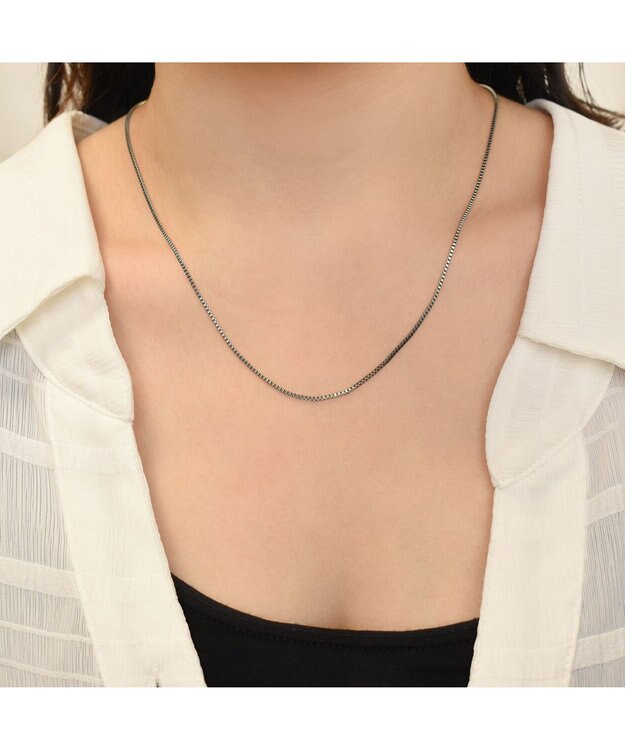 blancotokyo 【金属アレルギー対応】ベネチアンチェーンネックレス LAGUNA シルバー