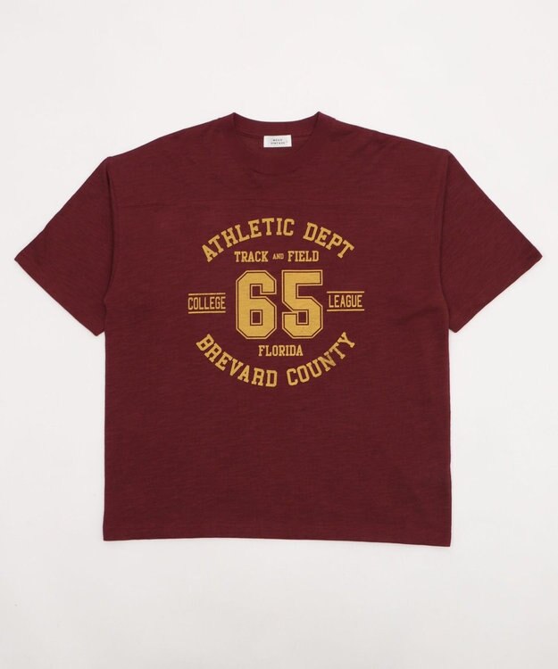 WEGO ナンバリングフットボールT（SS） ワイン