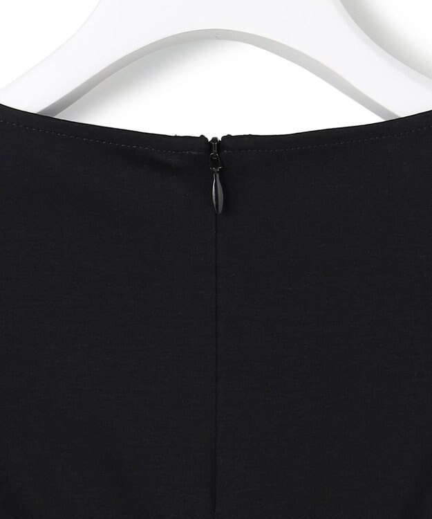 23区 S 【先行予約】スカーフコンビジャージー カットソー ブラック×オフ