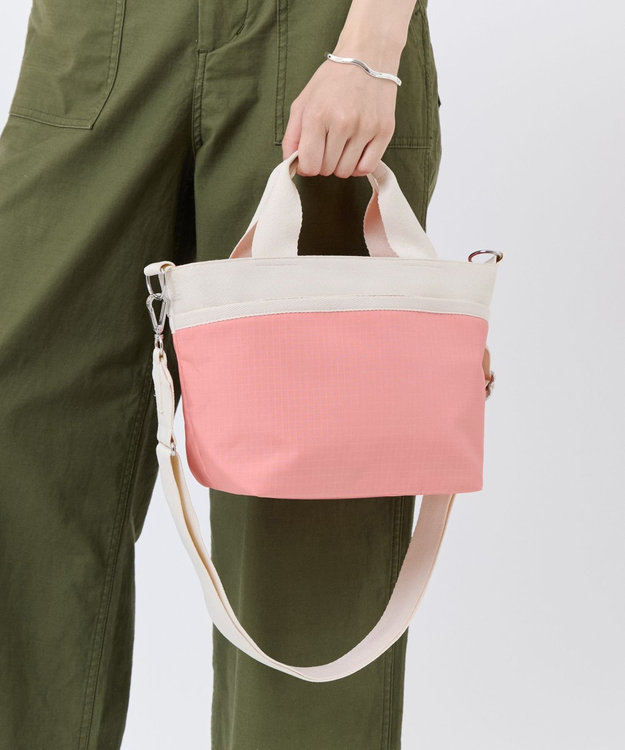 LeSportsac SMALL BUCKET TOTE/コーラルパンチ/メレンゲ コーラルパンチ/メレンゲ
