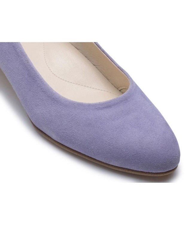 REGAL FOOT COMMUNITY 【リーガルレディース】F23R ローヒールパンプス パンプス ライトブルースエード