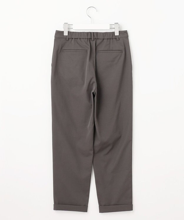 J.PRESS LADIES L 【洗える・吸水速乾】麻シェルドライ テーパード パンツ スレート系