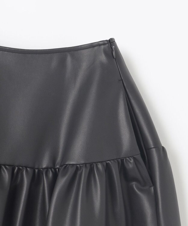 NAVE 【Nave】ヴィーガンレザー スカート ブラック系