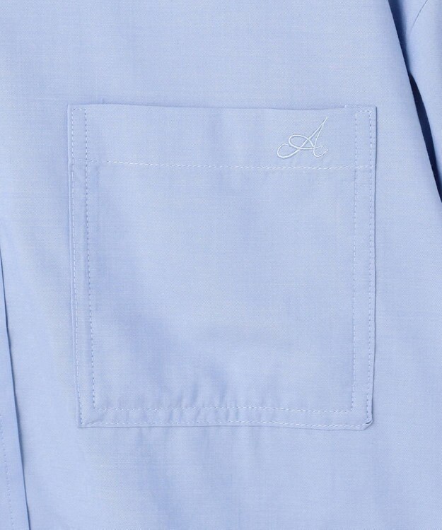 ANY ANYクロップドシャツ ライトブルー