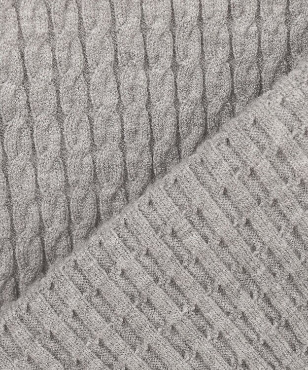 JOSEPH ABBOUD 【チクチクしない/3シーズン対応/サスティナブル】SNOWY タートルネックセーター ライトグレー系