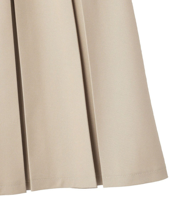 earth music&ecology タックプリーツミディスカート Light Beige