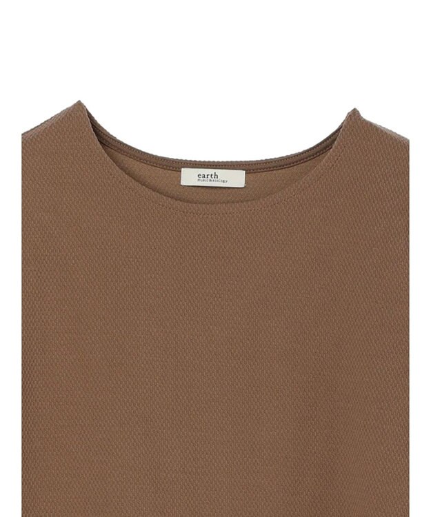 earth music&ecology プリーツドッキングプルオーバー Mocha