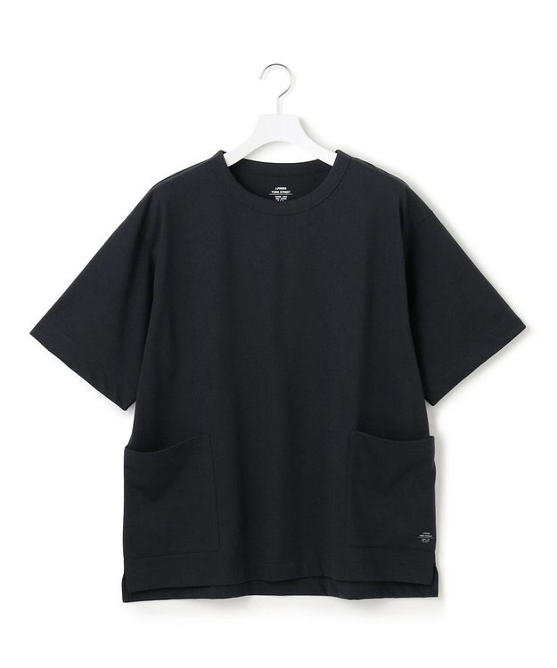 J.PRESS YORK STREET 【UNISEX】腰ポケット Tシャツ ブラック系