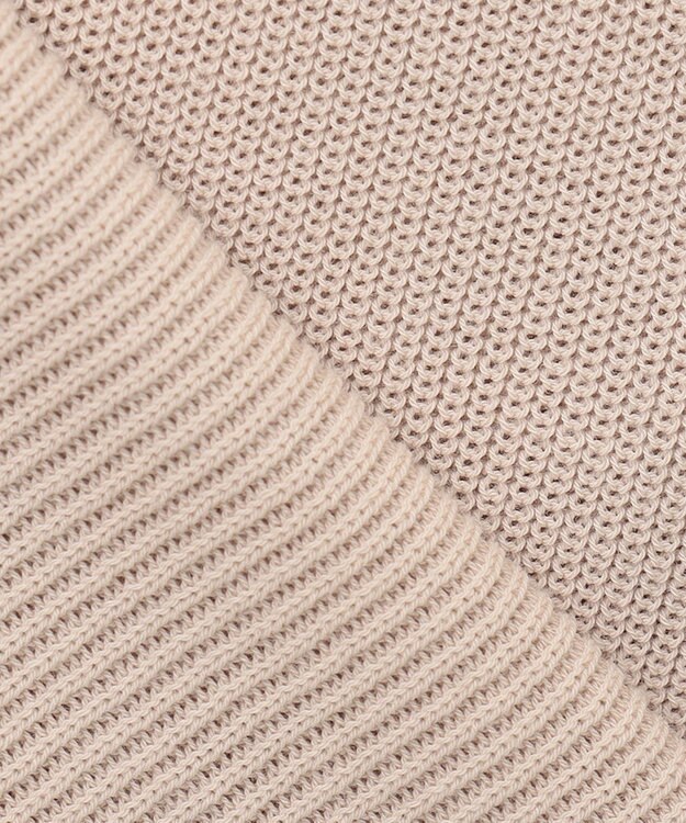 J.PRESS LADIES 【洗える】 コットンモダール カーディガン ベージュ系