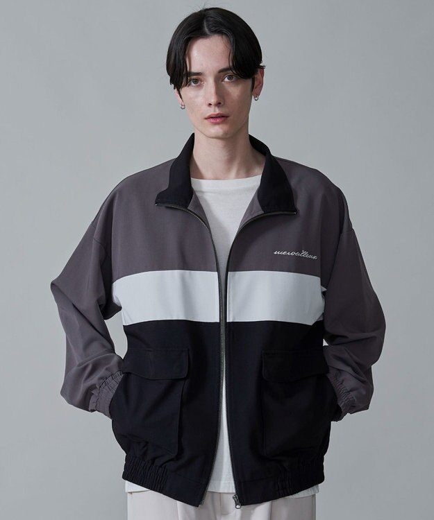 WEGO TRスタンドブルゾン ダークグレー