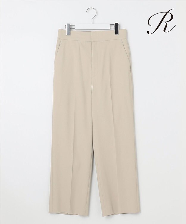 23区 【R(アール)】キュプラコットンストレッチ パンツ ベージュ系