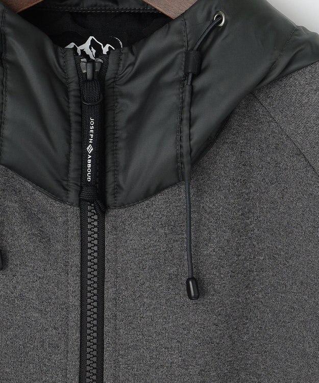 JOSEPH ABBOUD MOUNTAIN 【UNISEX】吸水速乾 バックフリースパーカー グレー系