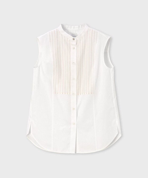 Paul Smith ドッキング ノースリーブシャツ オフホワイト