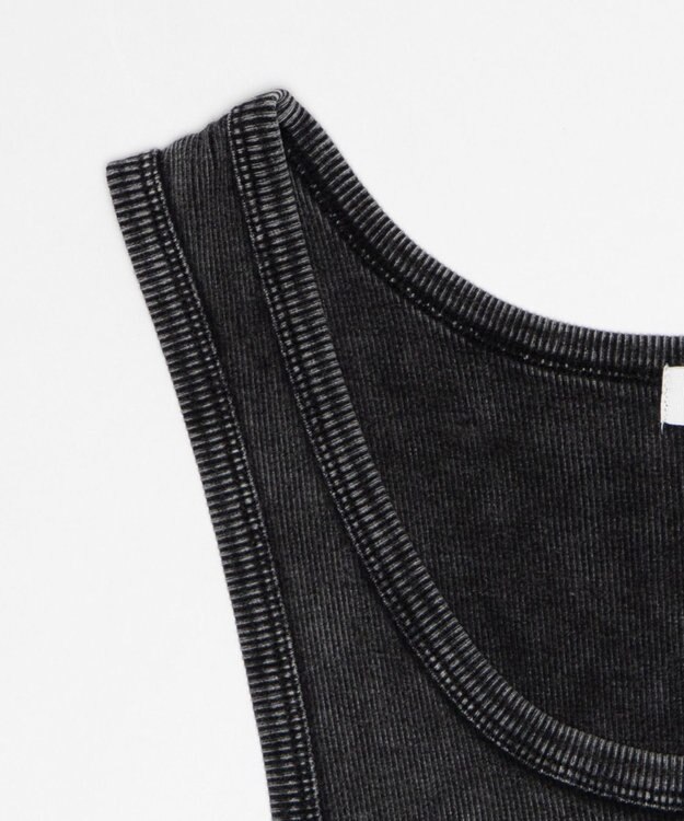 WEGO コットンリブタンクトップ ブラックその他