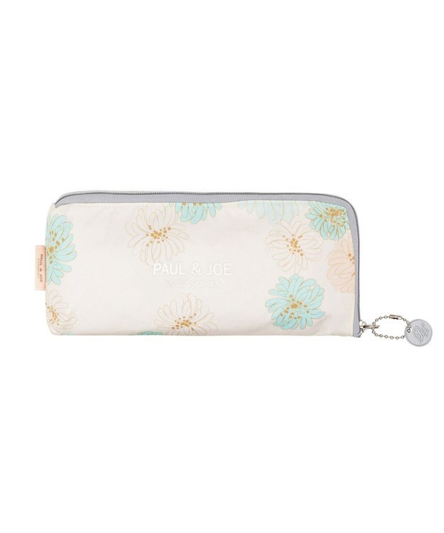 MOONBAT PAUL&JOE ACCESSOIRES(ポール＆ジョー アクセソワ) 折りたたみ傘 5段ミニ 総柄クリザンテーム ホワイト