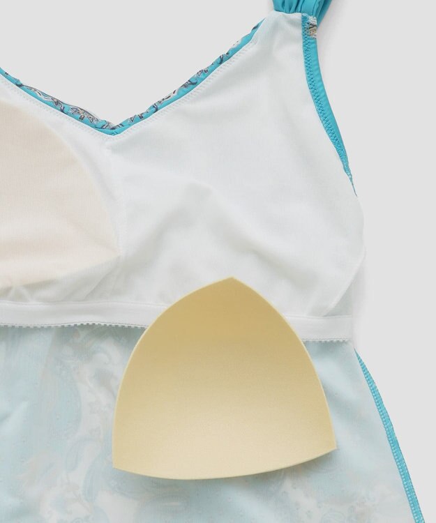 San-ai Resort（三愛水着楽園） ロングパンツセット　9M・11L　【Coral veil（コーラルヴェール）】 グリーン