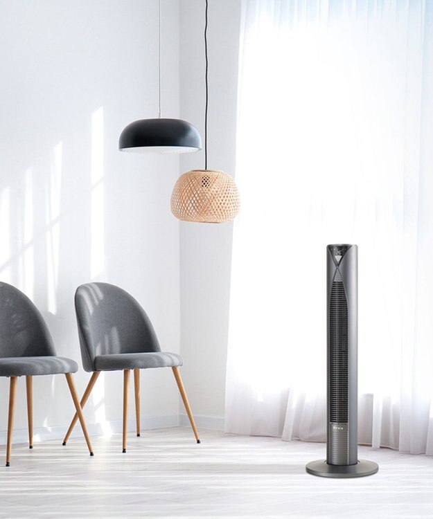 YAMATO テーブル＆キッチン 【Kirala Air】ハイブリッドタワーファン Mare / ブラック / KALHMABK000 ブラック