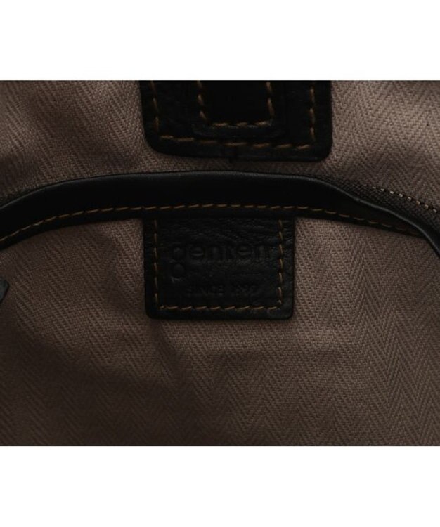 genten サステナブルカットワーク ショルダーバッグ クロ