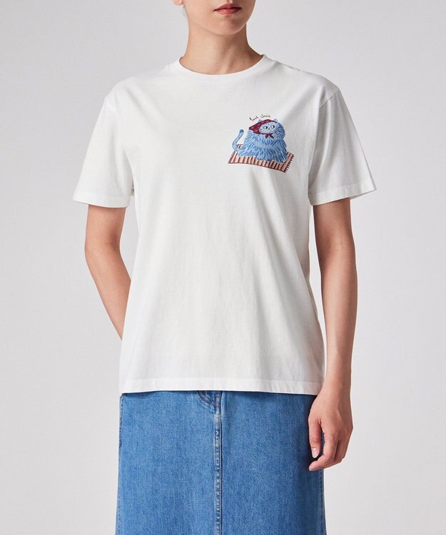 Paul Smith ペルシャキャット 半袖Tシャツ ホワイト