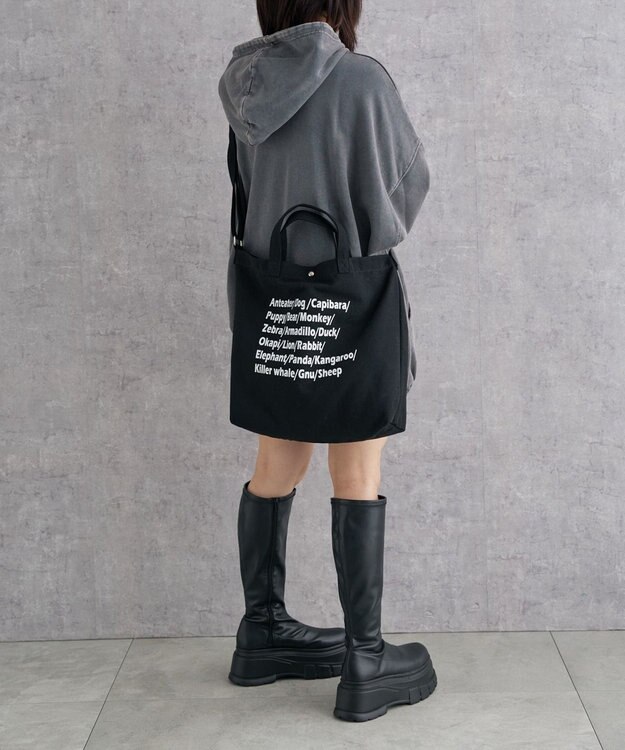 WEGO 2wayキャンバストート 柄4