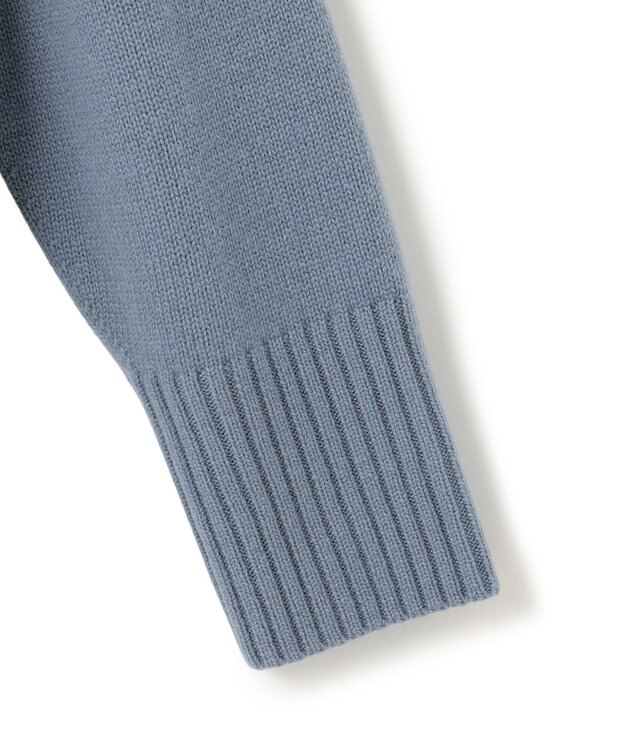 23区 【CLASSY.1月号掲載】ウールカシミヤブレンド カーディガン ダルブルー系