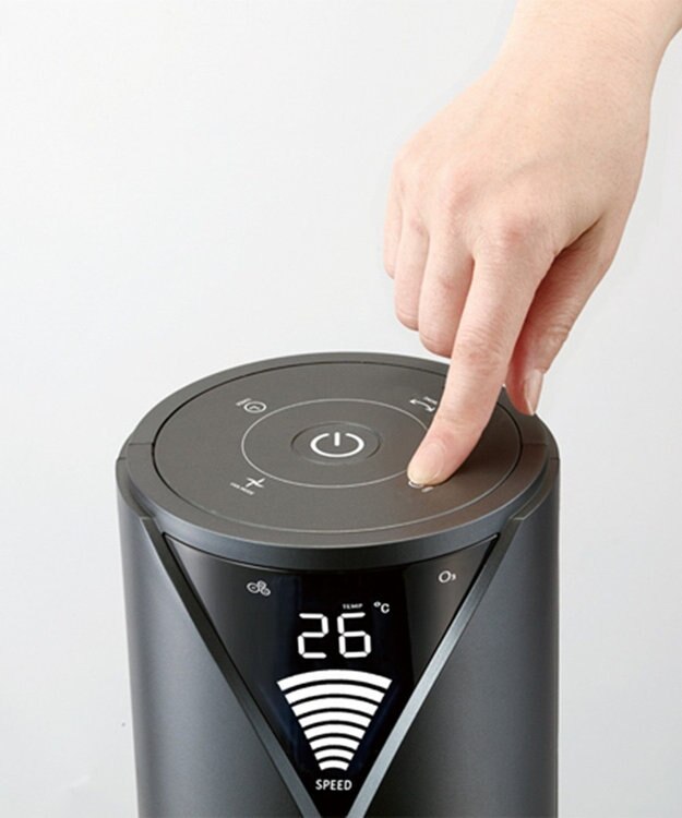 YAMATO テーブル＆キッチン 【Kirala Air】ハイブリッドタワーファン Mare / ブラック / KALHMABK000 ブラック