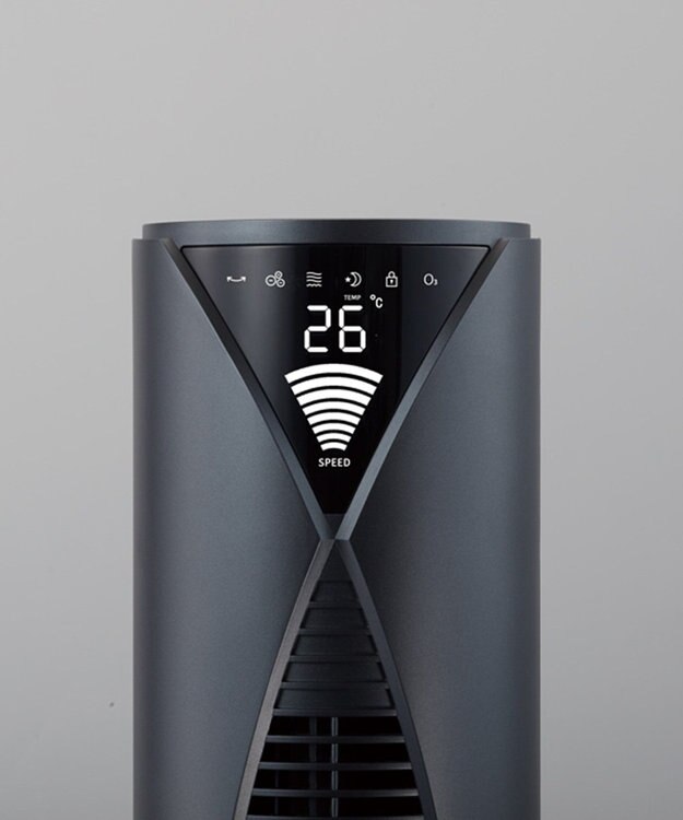 YAMATO テーブル＆キッチン 【Kirala Air】ハイブリッドタワーファン Mare / ブラック / KALHMABK000 ブラック